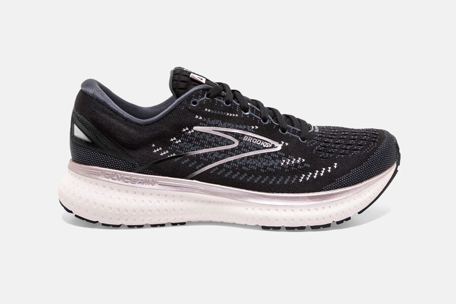 Brooks Running Shoes - Glycerin 19 Road Womens - Black/Pink - XSZ-835061